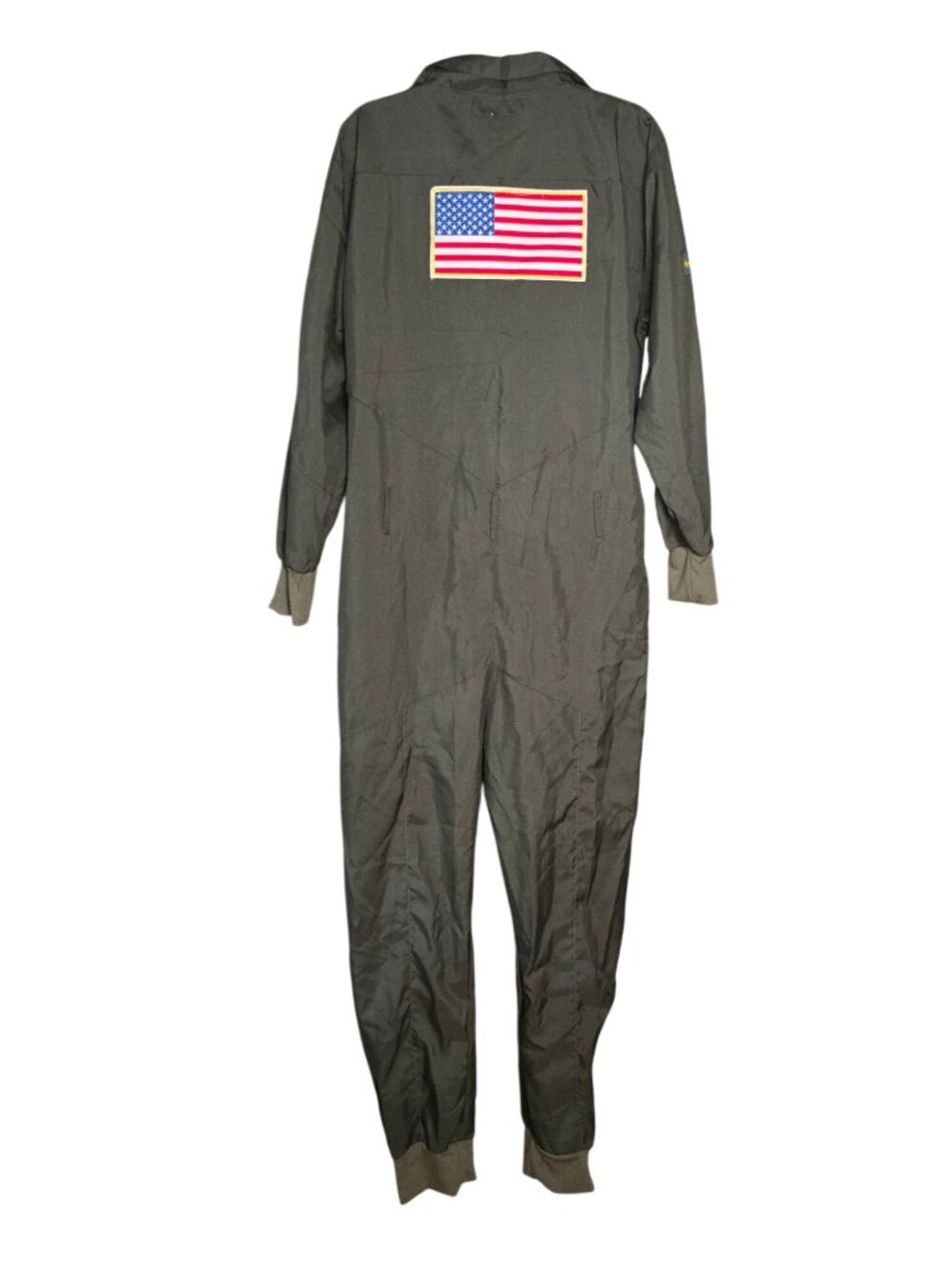 Tipsy Elves Jet Pilot Squadron Costume Jumpsuit Army Green Flight Suit Large NWT - Picture 7 of 8